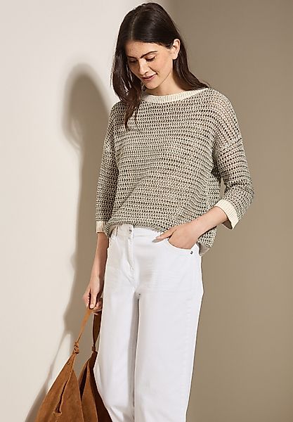 CECIL Strickpullover mit 3/4 Ärmeln günstig online kaufen