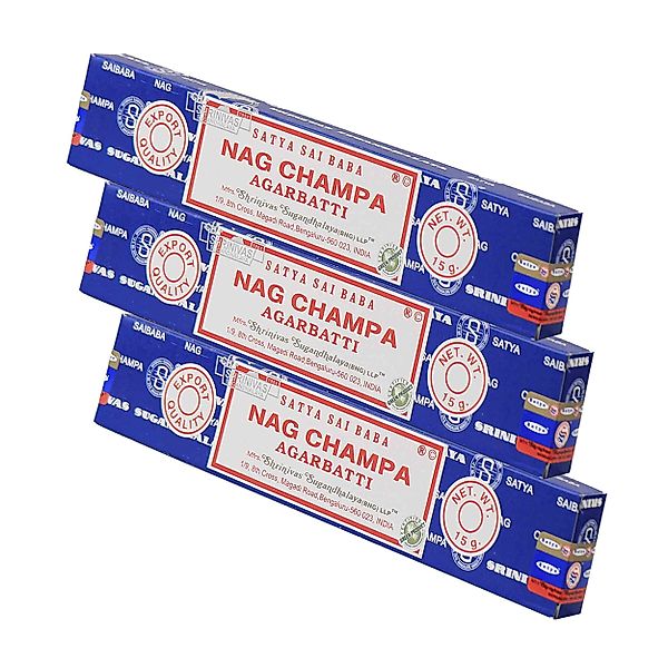 NKlaus Räucherschale 3x Satya Nag Champa günstig online kaufen