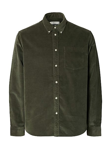 Selected Langarmhemd SLHREG-DAN CORD SHIRT LS günstig online kaufen