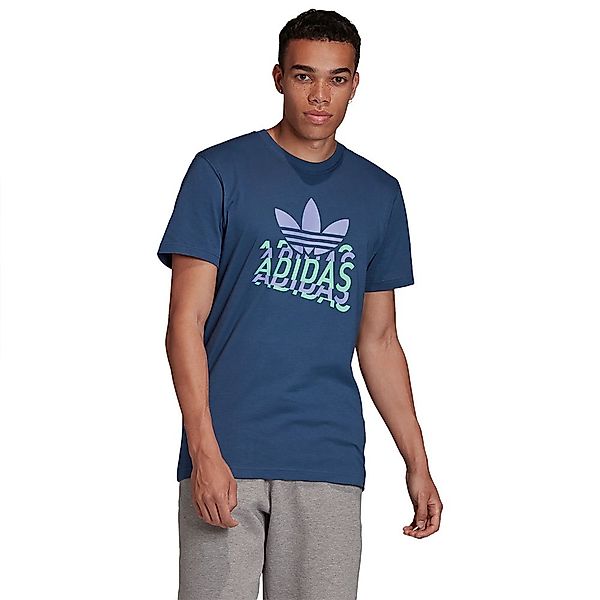 Adidas Originals Multi Fade Kurzärmeliges T-shirt S Night Marine günstig online kaufen