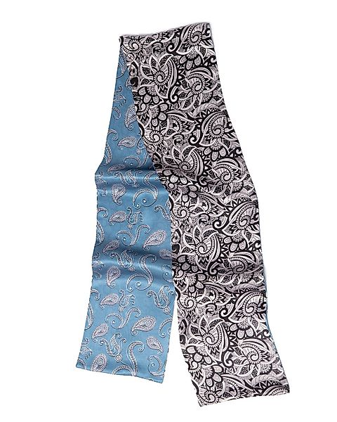 MayTree Seidentuch schmal beidseitig, Paisley, blau günstig online kaufen