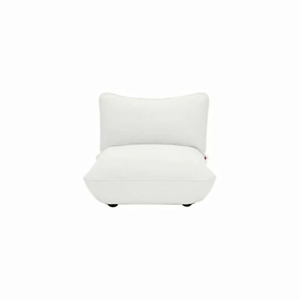 Lounge Sessel Sumo textil weiß beige / Modulierbares Sofa - Fatboy - günstig online kaufen