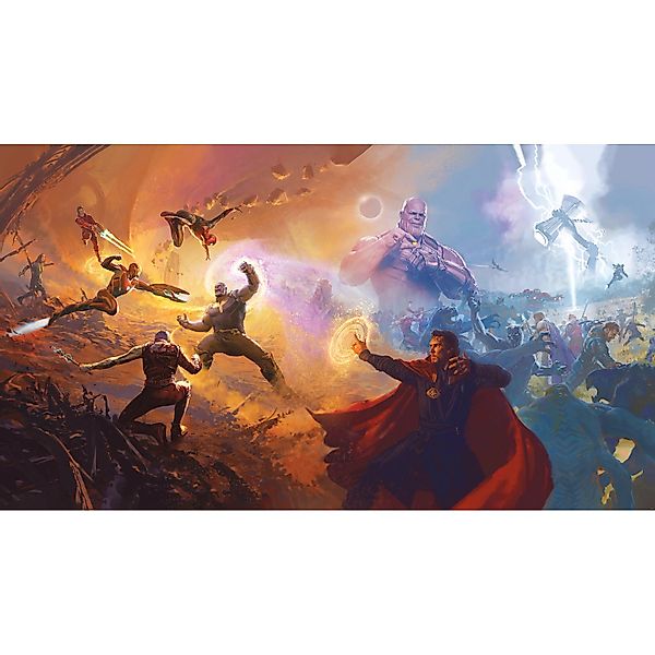 Komar Vliesfototapete Avengers Epic Battles Two Worlds500 cm x 280 cm günstig online kaufen