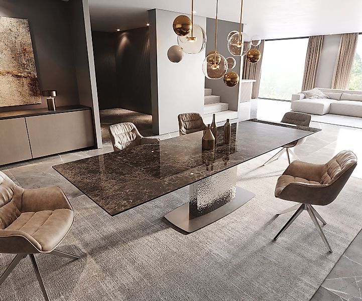 DELIFE Esstisch Edge, Keramik Laminam® Emperador günstig online kaufen
