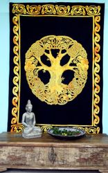 Guru-Shop Tagesdecke Boho-Style Wandbehang, indische Tagesdecke günstig online kaufen