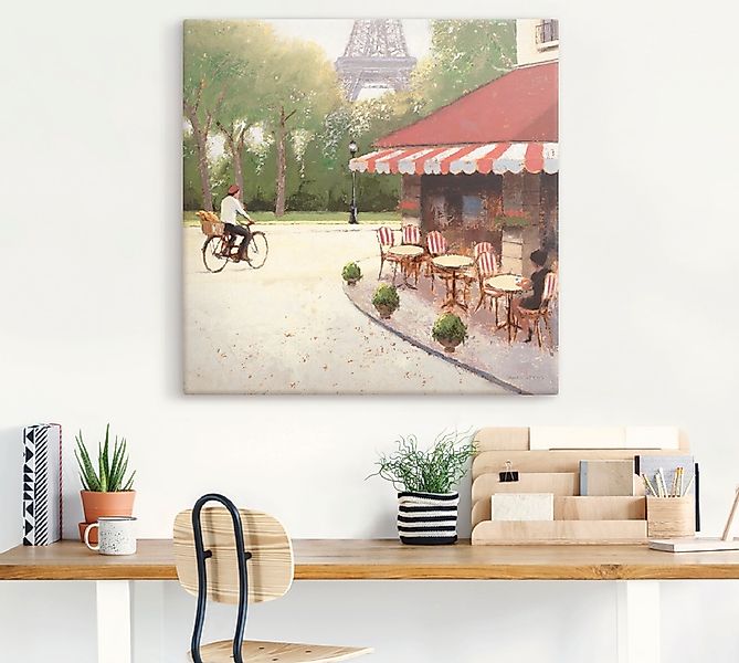 Artland Wandbild »Café du Martin III«, Europa, (1 St.), als Leinwandbild, P günstig online kaufen