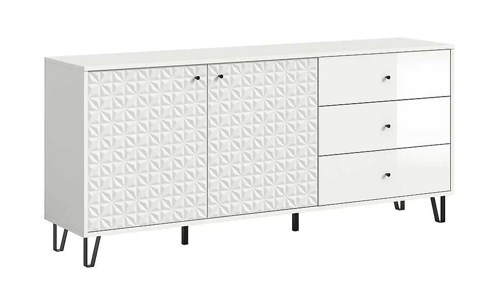 Sideboard  Prisma ¦ weiß ¦ Maße (cm): B: 169 H: 76 Kommoden & Sideboards > günstig online kaufen