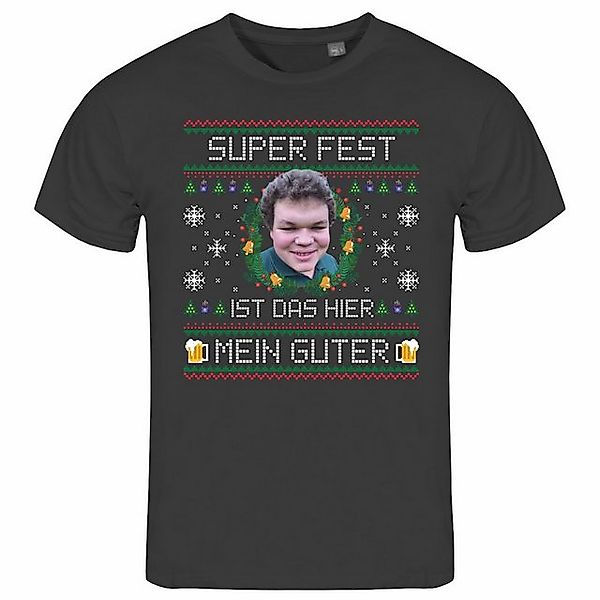 deinshirt Print-Shirt Herren T-Shirt SUPER FEST ist das hier Mein Guter Fun günstig online kaufen