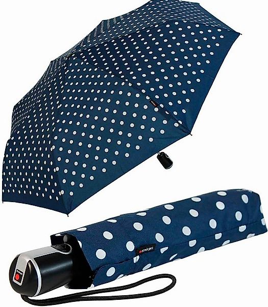 Knirps® Taschenregenschirm Large Duomatic mit Auf-Zu-Automatik - Polka Dots günstig online kaufen