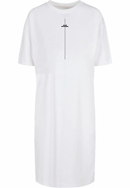 Merchcode Shirtkleid "Merchcode Damen Ladies Think Different Oversized Slit günstig online kaufen