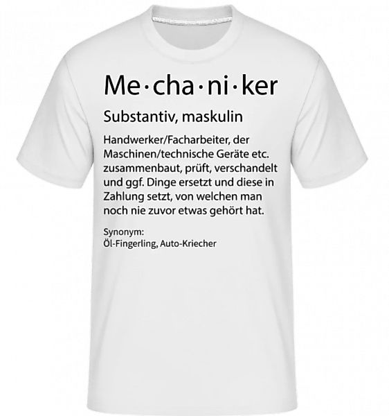 Mechaniker Quatsch Duden · Shirtinator Männer T-Shirt günstig online kaufen