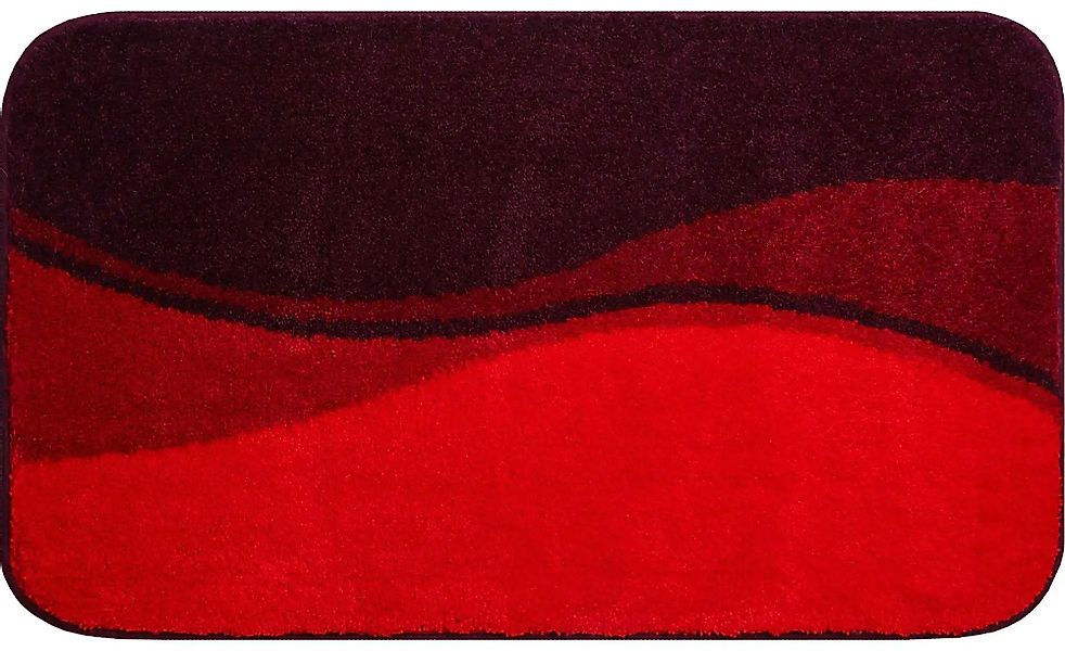Grund Badematte   ¦ rot ¦ Synthetik ¦ Maße (cm): B: 60 H: 2 Badtextilien > günstig online kaufen