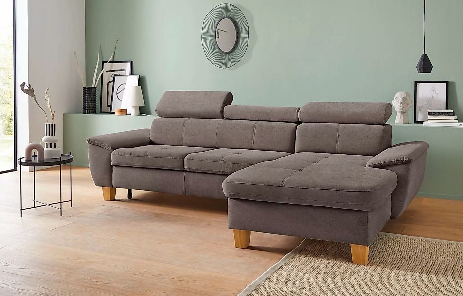 exxpo - sofa fashion Ecksofa "Enya, aufwendige Detailverarbeitung, hoher Si günstig online kaufen