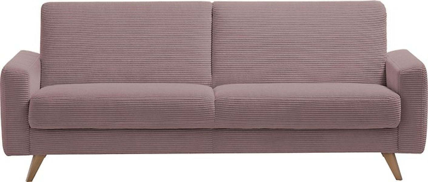 exxpo - sofa fashion 3-Sitzer »Samso, elegant und bequem, aktueller Cord Be günstig online kaufen