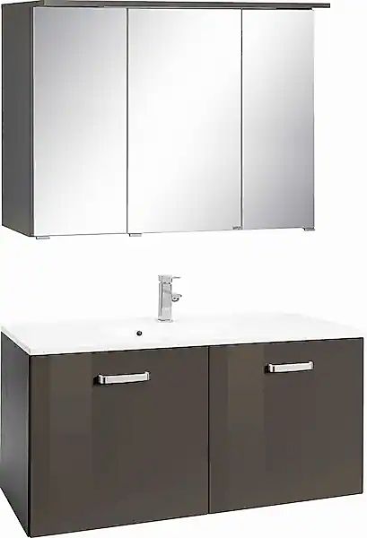 welltime Badmöbel-Set »Ravenna«, (2 St.), Breite 100 cm, mit gedämpften Sch günstig online kaufen