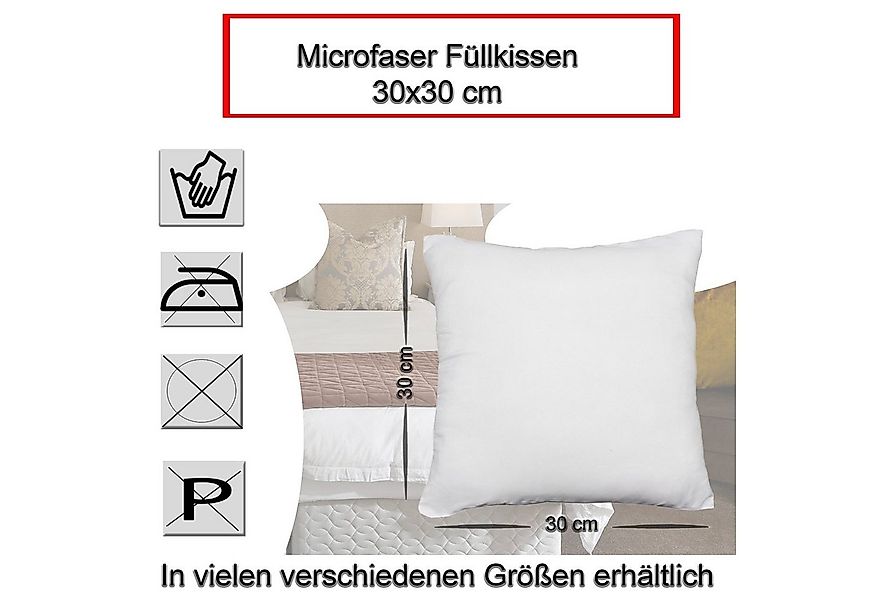 Haus und Deko Kopfkissen 2er Pack Füllkissen Microfaser Kissenfüllung Kopfk günstig online kaufen