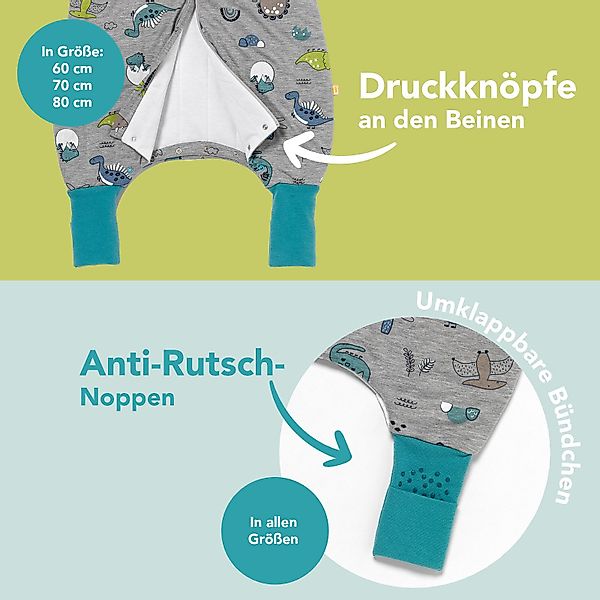Schlummersack Kinderschlafsack Schlafsack mit Füßen und günstig online kaufen