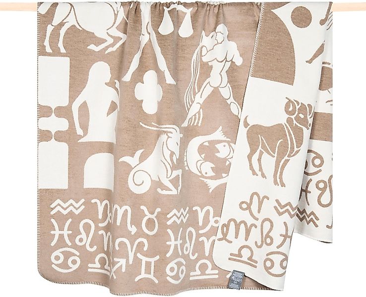 PAD Wohndecke "ZODIAC" Made in Europe, Wendefunktion, Motiv Sternzeichen, 1 günstig online kaufen