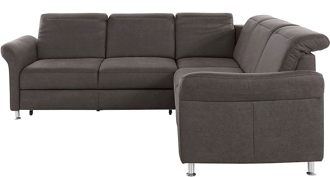 sit&more Ecksofa »Darwin L-Form« inklusive Federkern, wahlweise mit Kopftei günstig online kaufen