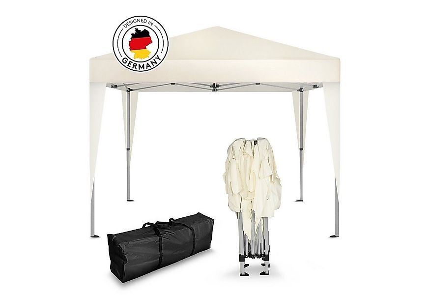 Kronenburg Faltpavillon 3x3 m wasserdicht - Gartenpavillon, Partyzelt stabi günstig online kaufen