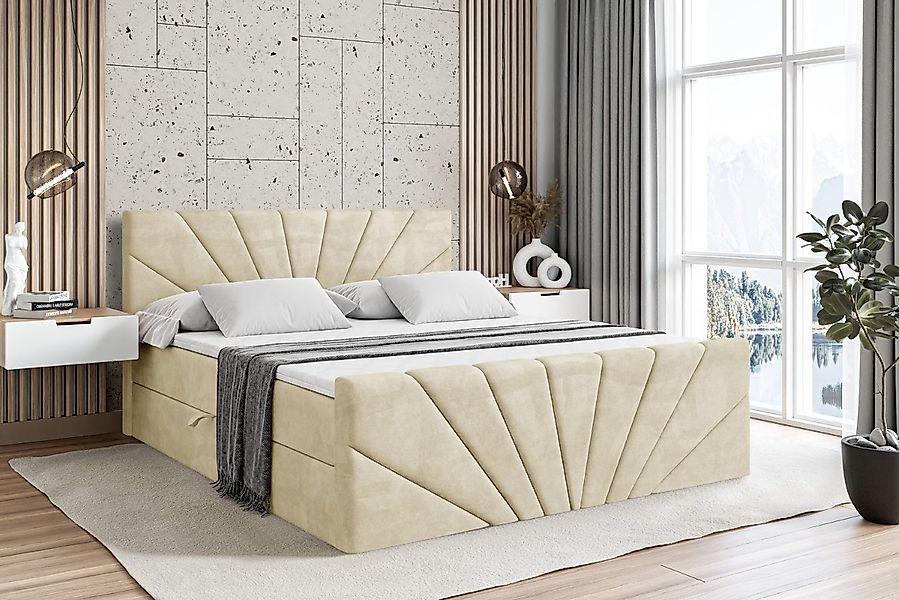 ALTDECOR Boxbett MILTIO-Z (Multipocket-Matratze H4, H3 Matratze Bonellfeder günstig online kaufen