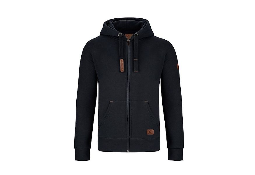 GYMAMBA Sweatjacke Herren leather edition (1-tlg) mit Kapuze günstig online kaufen