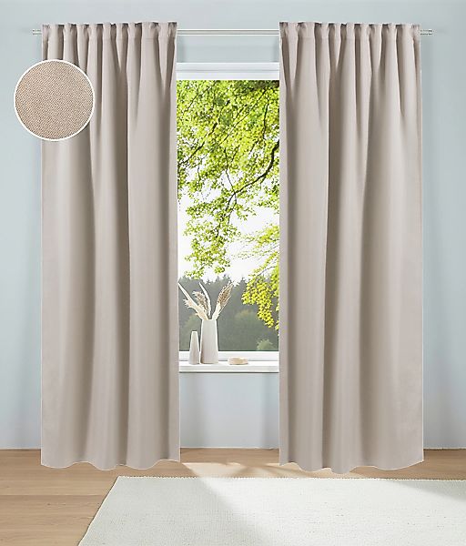 OTTO home Verdunkelungsvorhang ""Alcide"" Multifunktionsband 1 Stk. tlg. Mu günstig online kaufen