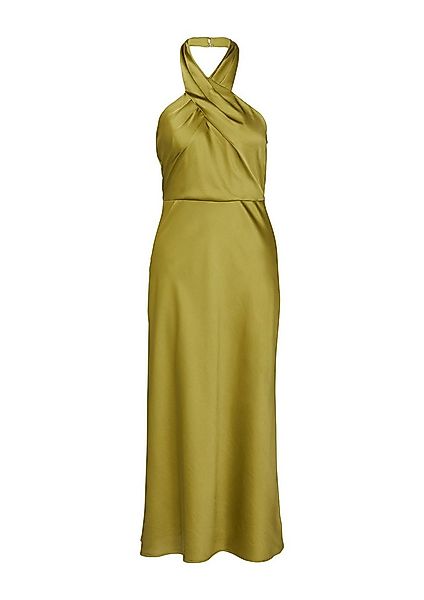 comma Midikleid Kleid Satinkleid mit Neckholder günstig online kaufen