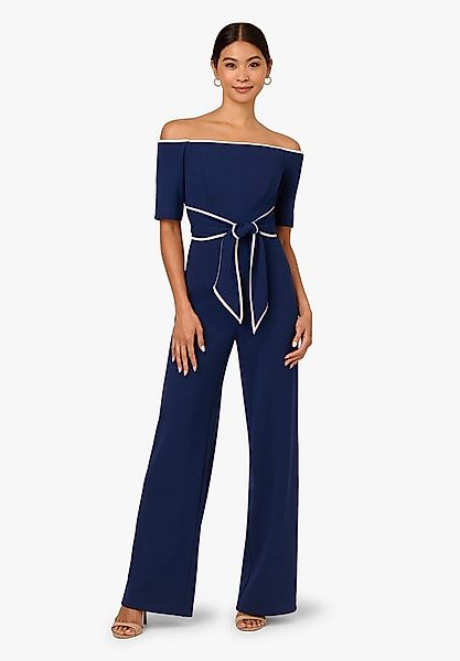 Adrianna Papell Jumpsuit Knit Crepe Tie Jumpsuit Luxuriös, zeitlos, stilvol günstig online kaufen