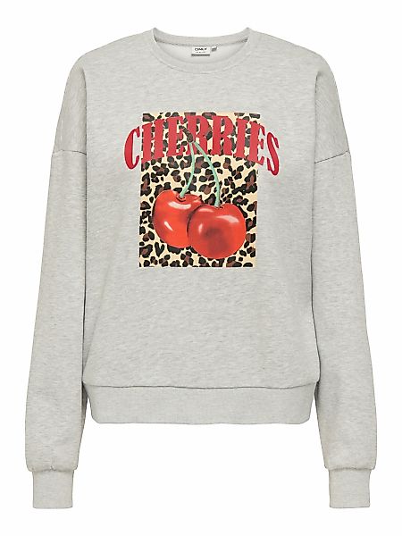 ONLY Sweatshirt "ONLJOLANA L/S O-NECK BERRY PRINT CS SWT" günstig online kaufen