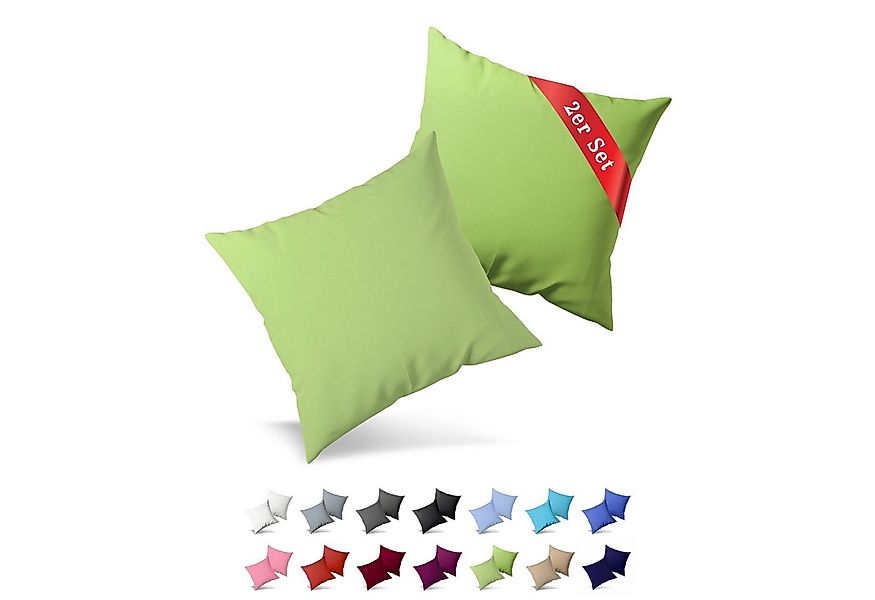 Buymax Kissenbezüge Kissenbezug 100% Baumwolle Premium Jersey, (2 Stück), K günstig online kaufen