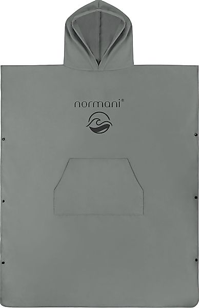 normani Unisex-Bademantel Weicher Mikrofaser Badeponcho Nosara, günstig online kaufen