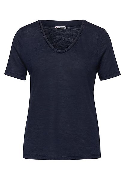 STREET ONE T-Shirt - Kurzarm, Rundhalsausschnitt, günstig online kaufen