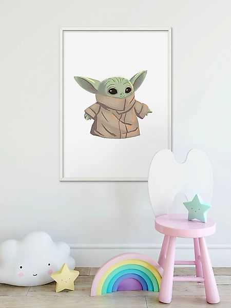 Komar Bild "Mandalorian The Child Cutie", Disney-Star Wars, (1 St.), Wandbi günstig online kaufen