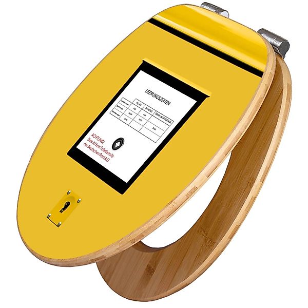 Banjado Design WC Sitz Bambus Holz Toilettendeckel Mit Absenkautomatik Klod günstig online kaufen