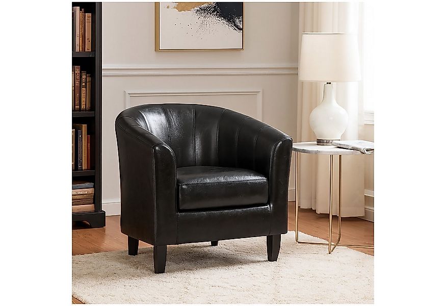 HTI-Living Loungesessel Eleganter Cocktailsessel in Kunstleder (Stück, 1-St günstig online kaufen