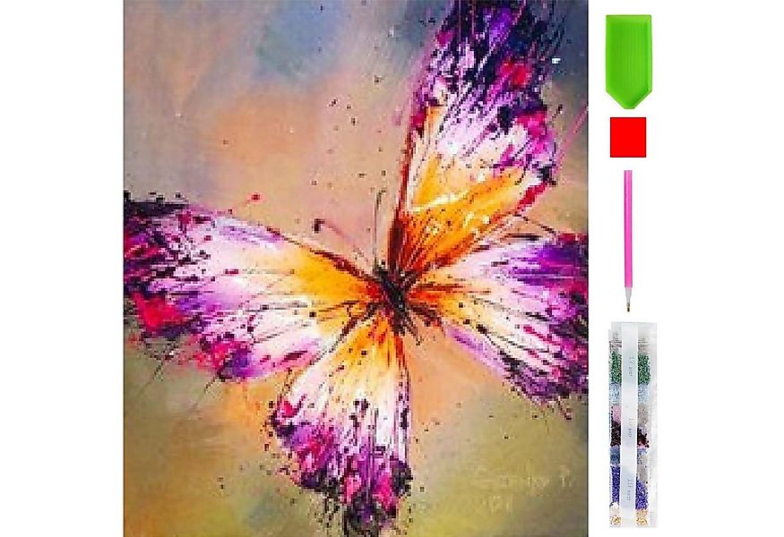 LA CUTE Malen nach Zahlen 5d Diamond Painting DIY Schmetterling Malen nach günstig online kaufen