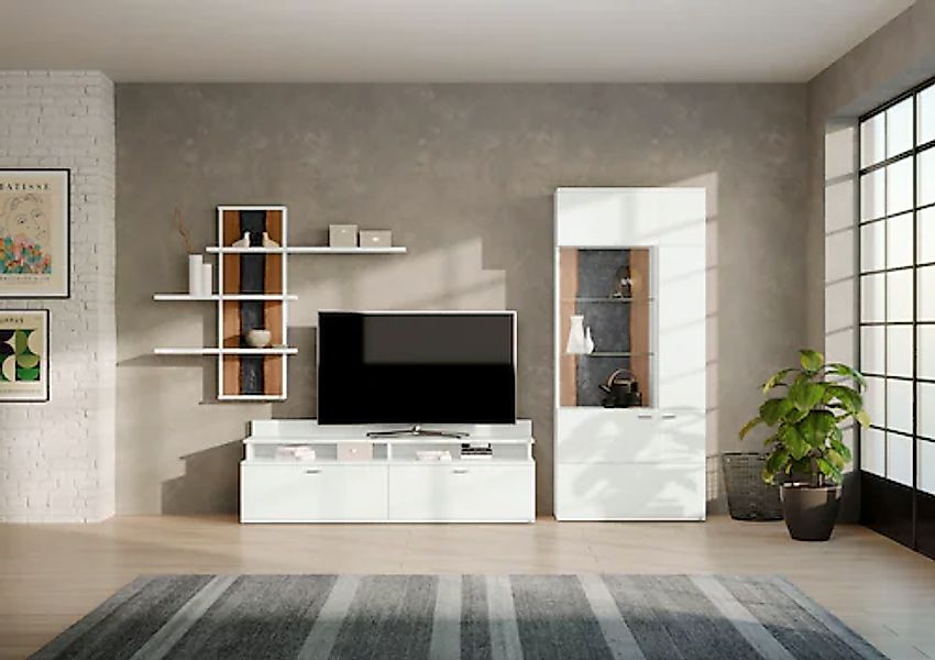 set one by Musterring Wohnwand »TACOMA« Set, 4 Stk. tlg. günstig online kaufen