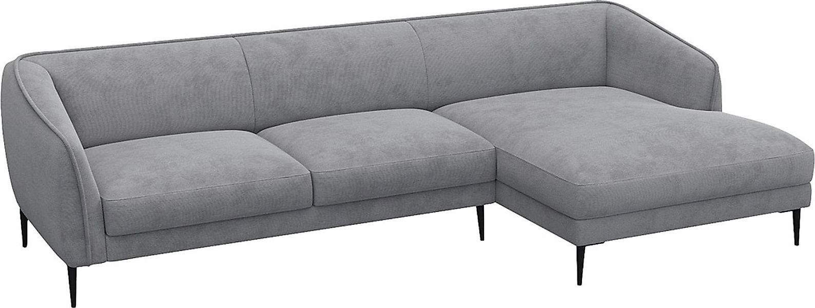FLEXLUX Ecksofa »Belle Designsofa, L-Form, B/T 288/149 cm«, Skandinavisches günstig online kaufen