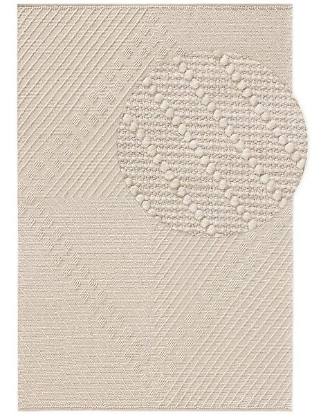 benuta Teppich Jasper, rechteckig, Höhe: 11 mm, Wolle, Teppich Wohnzimmer, günstig online kaufen