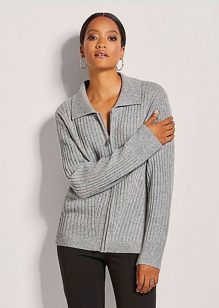 MADELEINE Strickjacke Strickjacke mit Reißverschluss günstig online kaufen