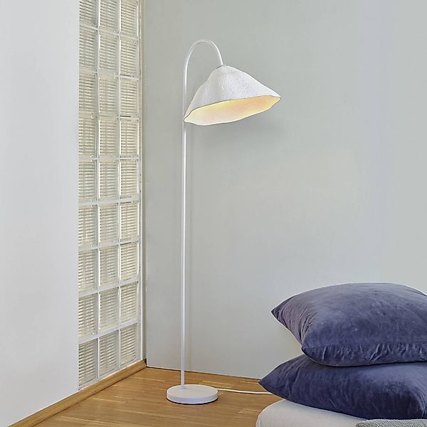 OSRAM Stehleuchte Decor Lotus Leaf, 1-fl., weiß, Papier, E27 günstig online kaufen