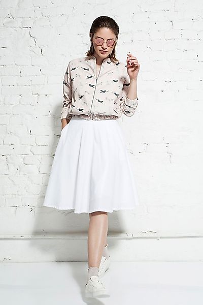 wunderwerk A-Linien-Rock Poplin midi skirt günstig online kaufen