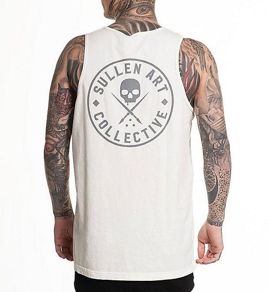 Sullen Clothing Tanktop Ever Tank Antique White Tattoo Schädel Totenkopf Sk günstig online kaufen