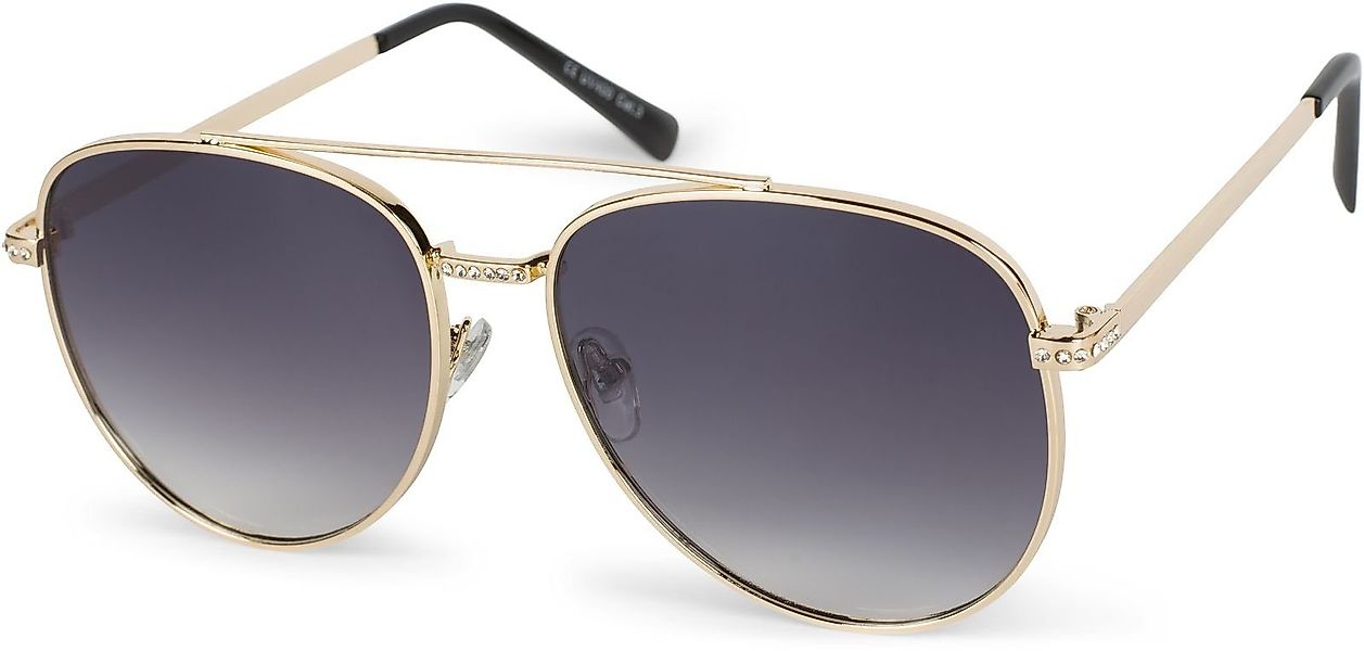 styleBREAKER Sonnenbrille Piloten Sonnenbrille mit Strass günstig online kaufen