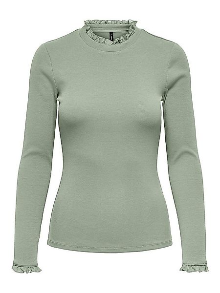 ONLY Langarmshirt ONLLESLIE L/S LACE MIX TOP JRS günstig online kaufen