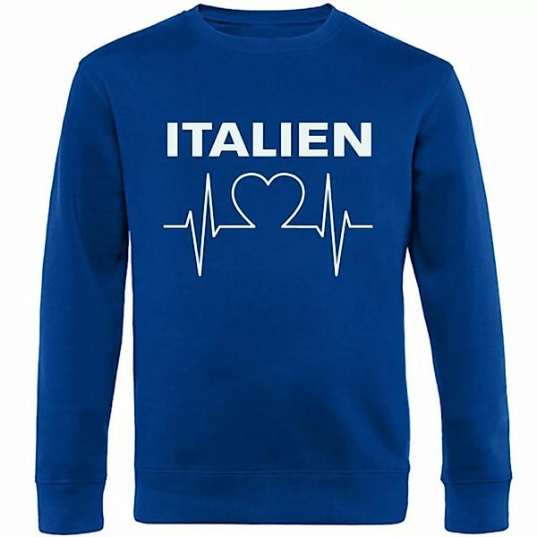 multifanshop Sweatshirt Italien - Herzschlag - Pullover günstig online kaufen