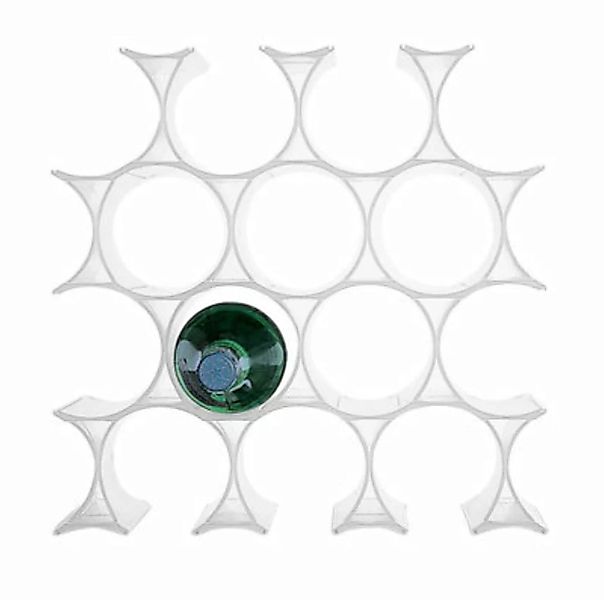 Flaschenregal Infinity plastikmaterial weiß - Kartell - Weiß günstig online kaufen