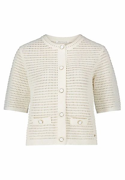 Betty&Co Strickjacke "Betty & Co Damen Sommer-Strickjacke mit Knopfleiste", günstig online kaufen
