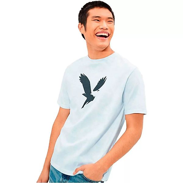 American Eagle Super Soft Gradient Graphic Kurzärmeliges T-shirt S Blue günstig online kaufen